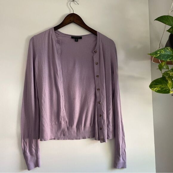 Ann Taylor Lilac‎ button up Cardigan 🦋🌸 - Picture 11 of 12